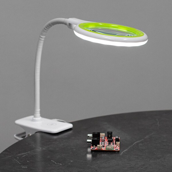 Main product image for USB Powered Magnifying 4" 3D + 12D Glass Lens with350-026